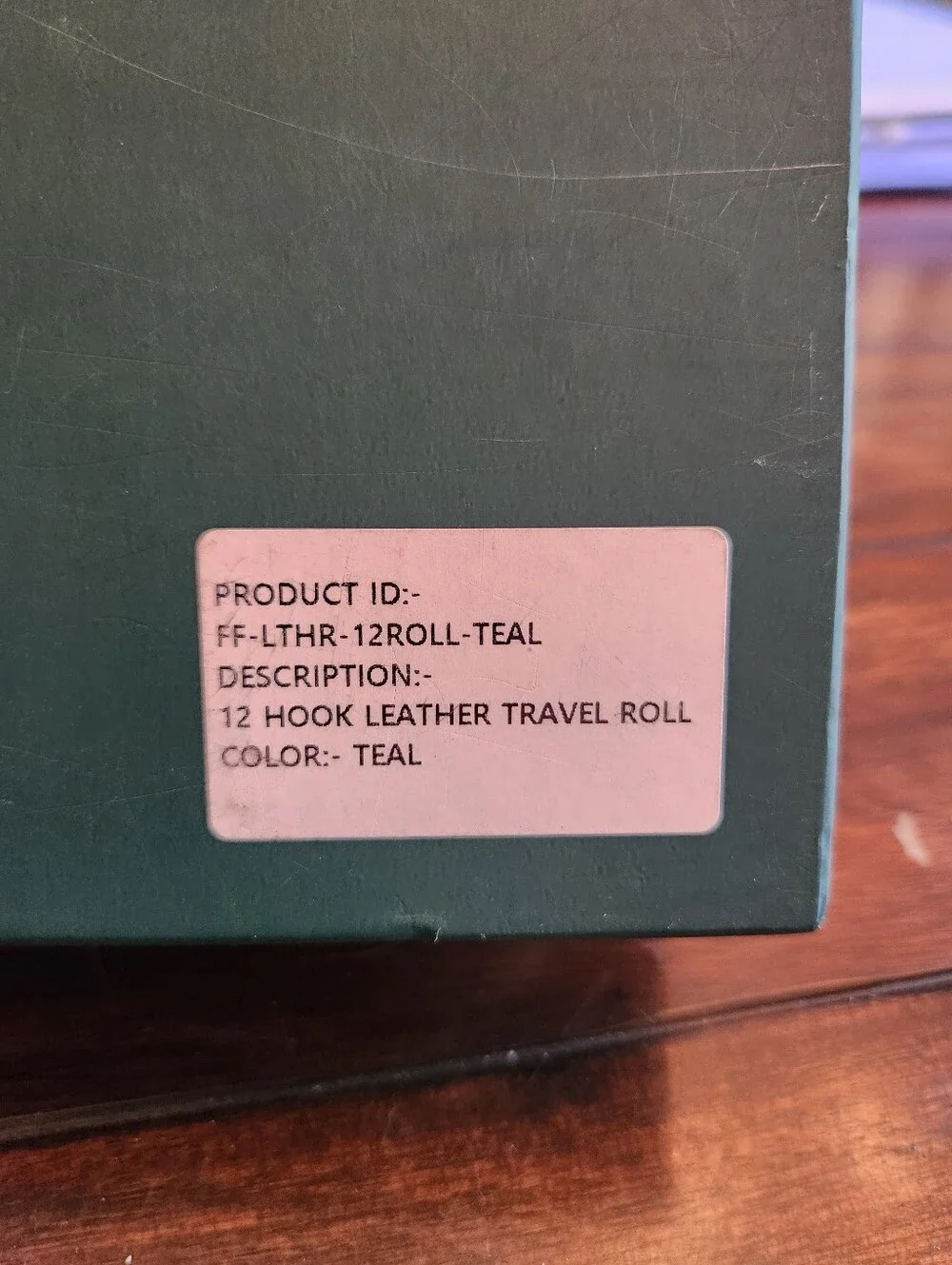 FURLS Venture Leather Teal Travel Roll – Crochet 12 Hook Organizer, New in Box